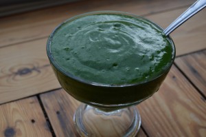 green sorbet smoothie