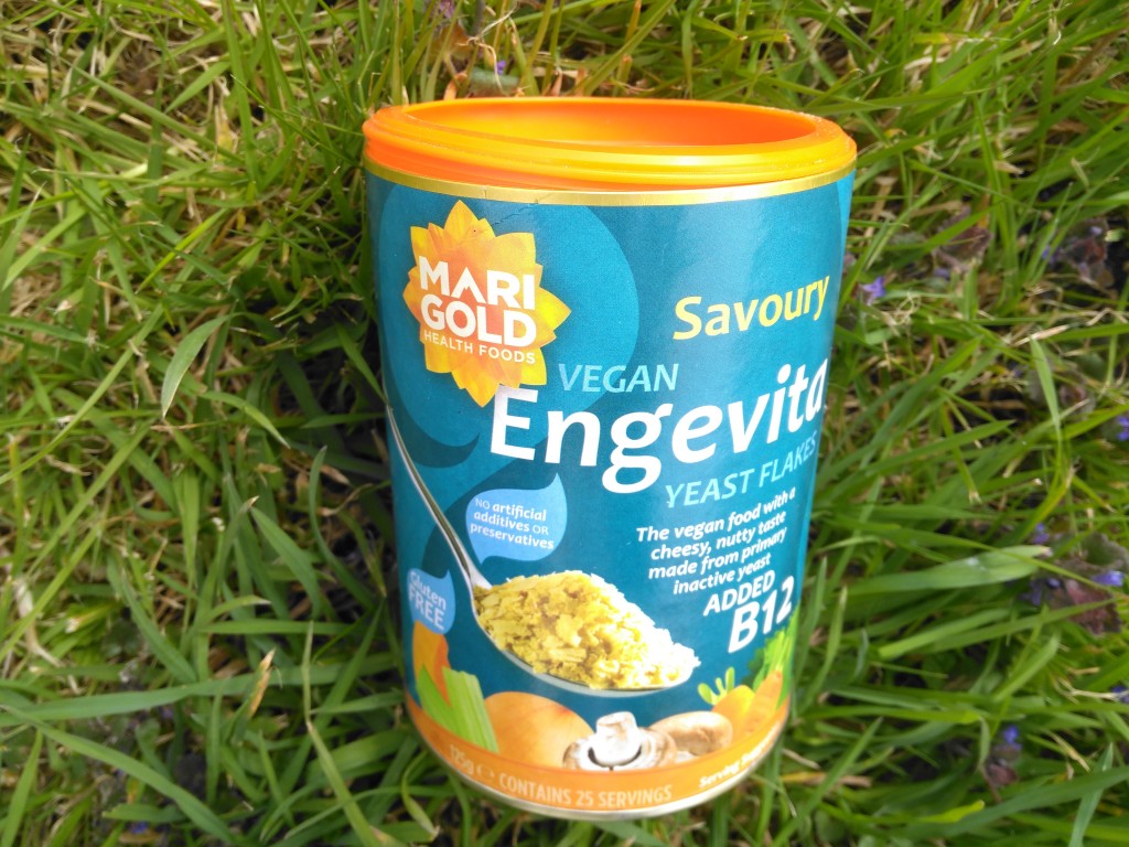 a packet of nutritional yeast