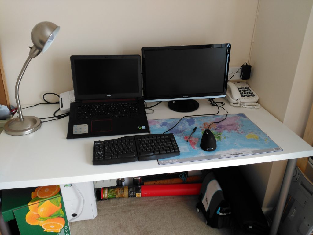 existing sit down desk