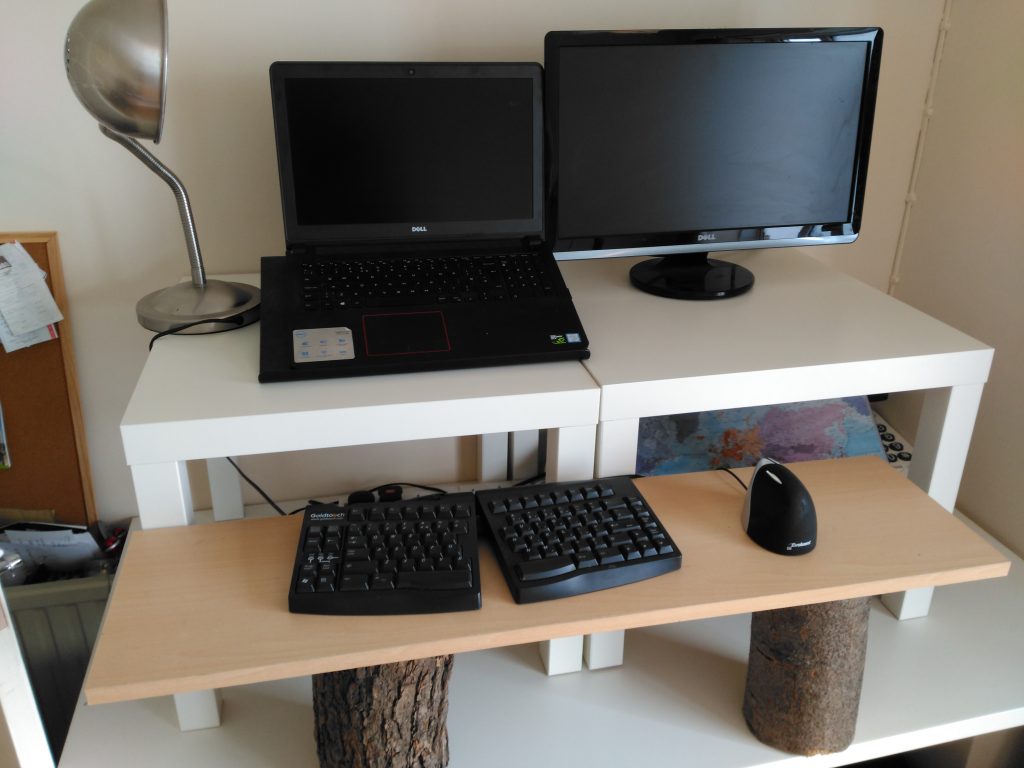 Create A Cheap Easy And Quick Diy Stand Up Desk Nest And Glow
