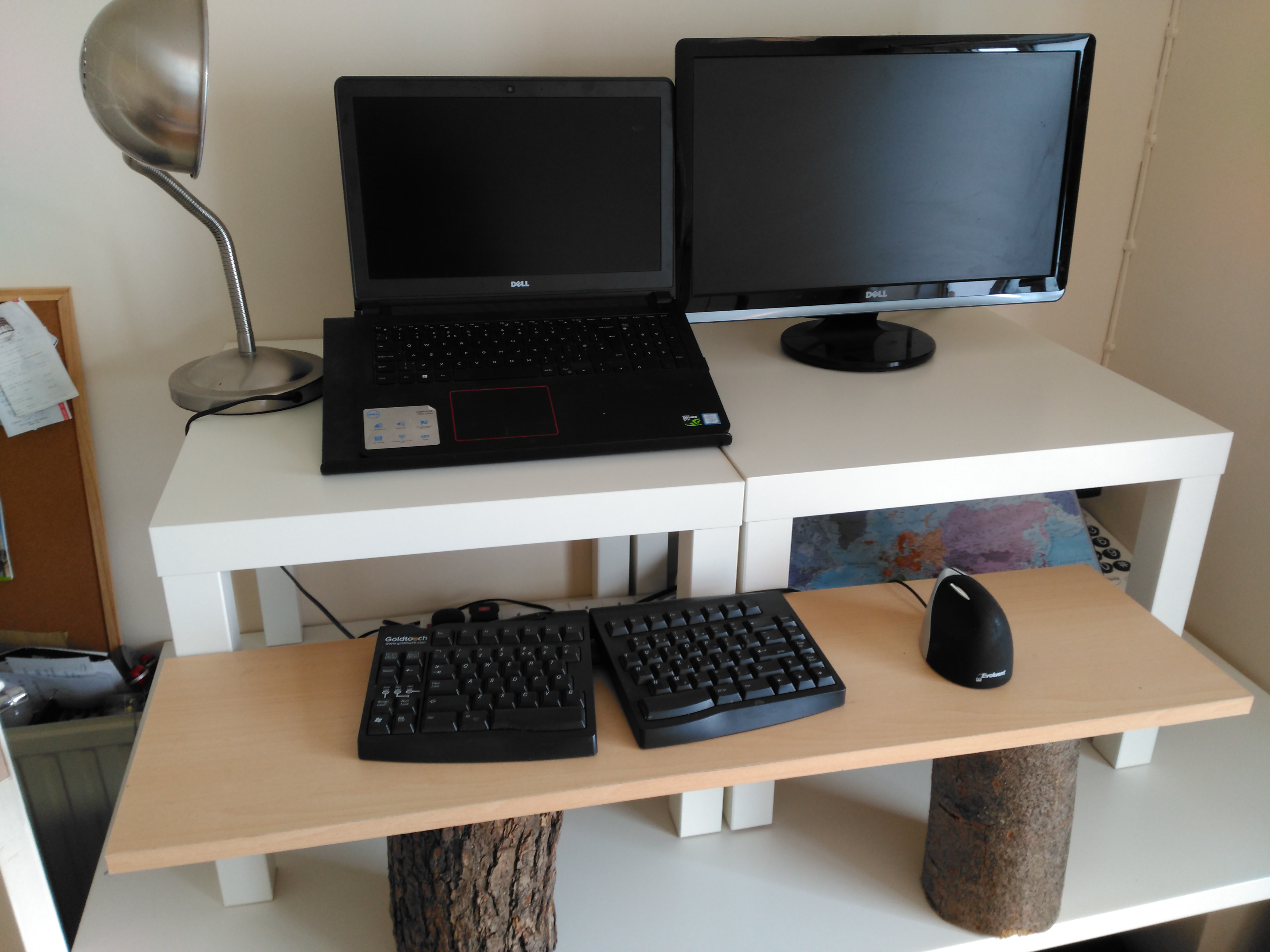 How to Convert an IKEA Desk to a Standing Desk (It's Actually Easy)