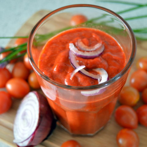 Red Pepper BBQ Relish - sugar free and healthy
