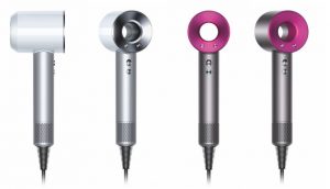 dyson hairdyers in different colours
