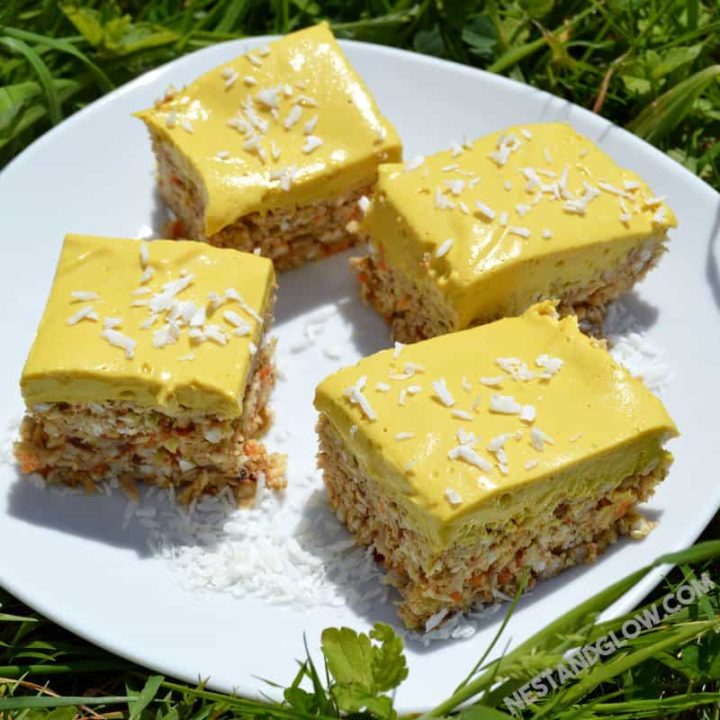 Tropical Lemon Cake No Bake And Raw Nest And Glow