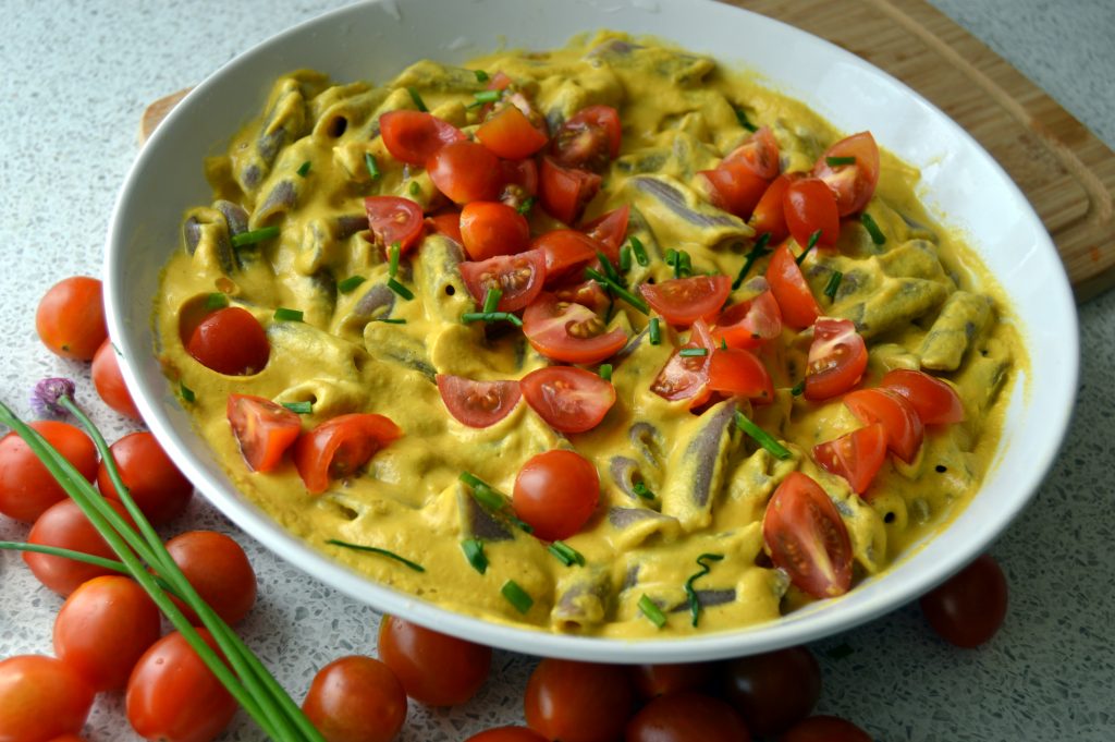 Cheese Sauce For Pasta – Vegan using mainly sunflower seeds