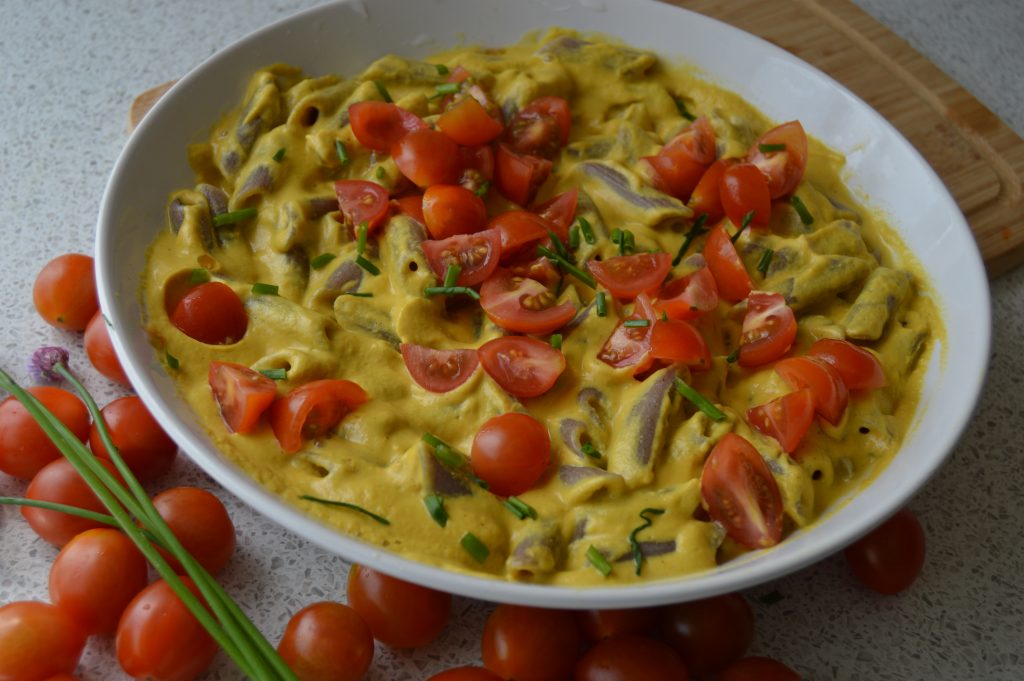 Cheese Sauce For Pasta made of sunflower seeds