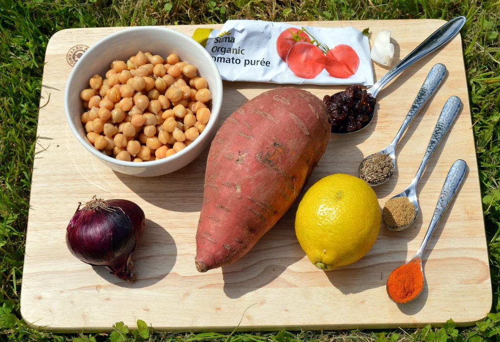 Ingredients for Sweet Potato Falafel