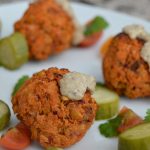 Sweet Potato Falafel with Sesame Lemon Dressing