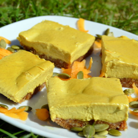 Raw Pumpkin Pie Cashew Cake