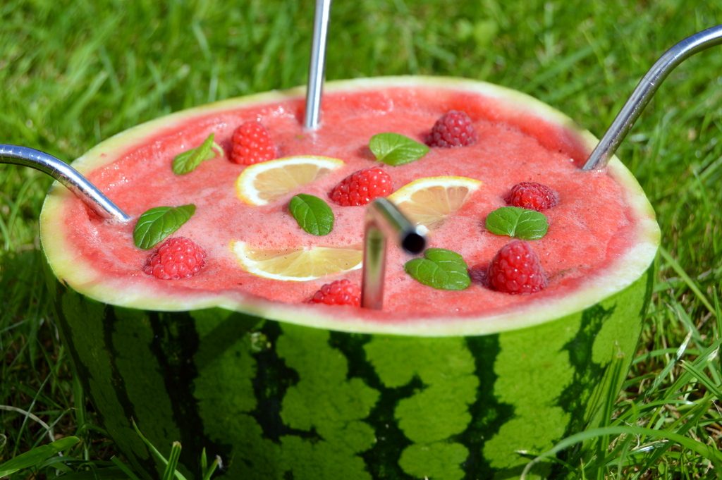 raspberry watermelon lemonade