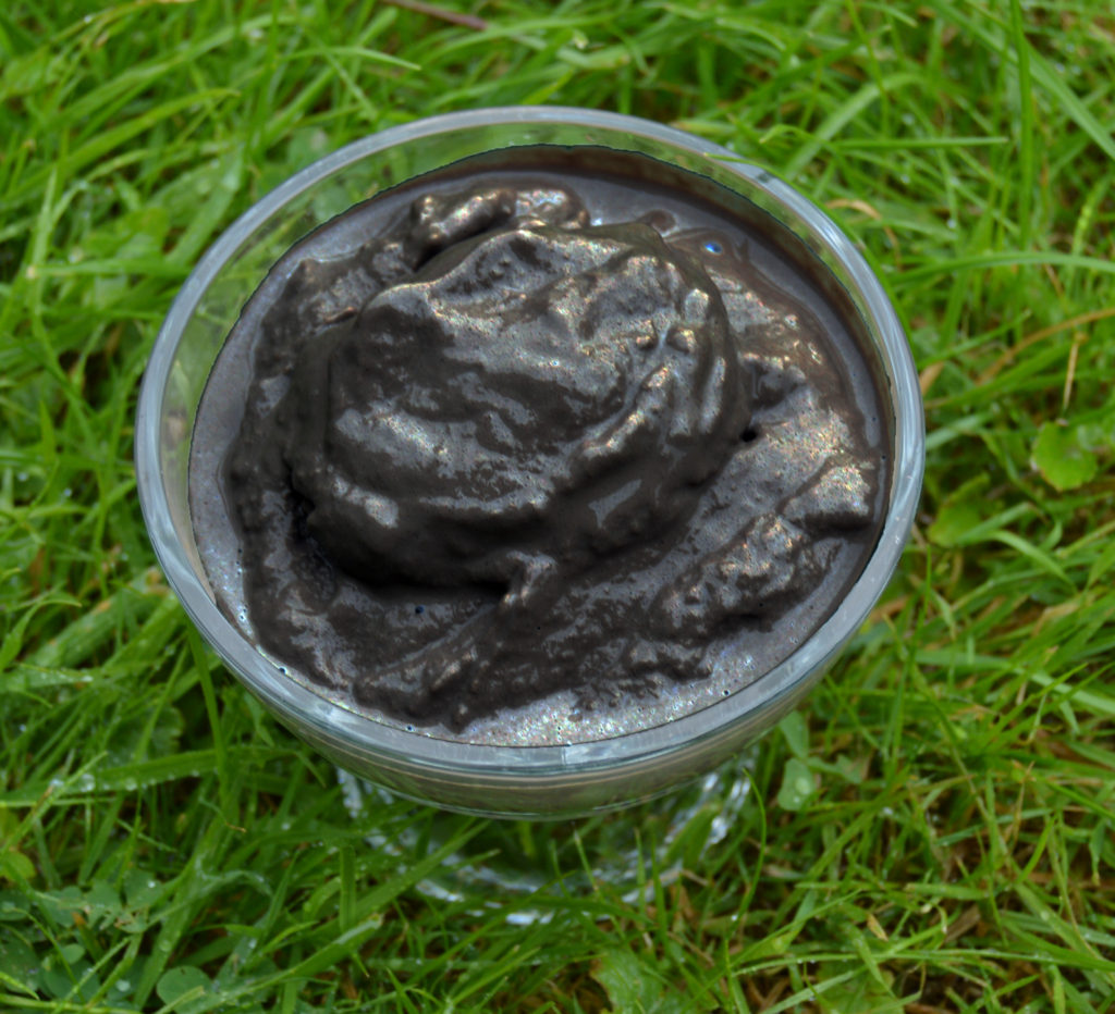 Black charcoal ice cream recipe