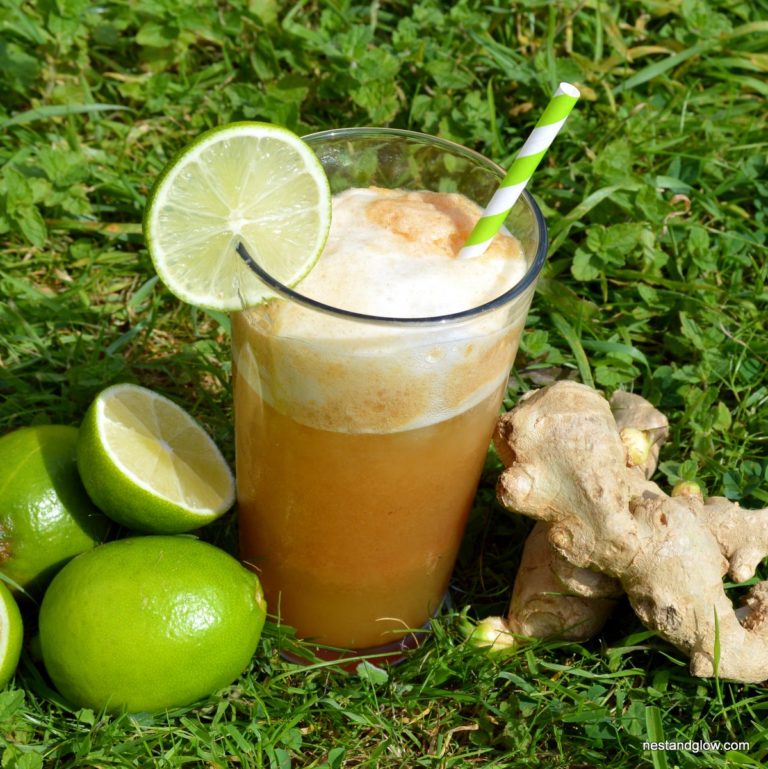 Quick Spicy Ginger Beer – Nest and Glow