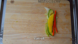 carrot thin slices