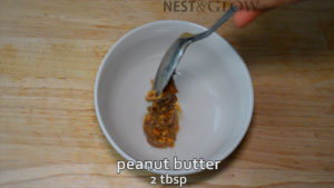 peanut or almond nut butter dip