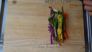 spring onion for mild spice