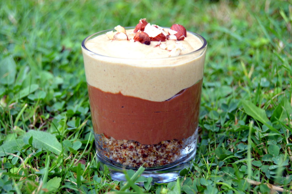 Chocolate Avocado Mousse with Salted Caramel Dessert