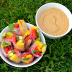 Fruity Summer Rolls with Salted Caramel Dip