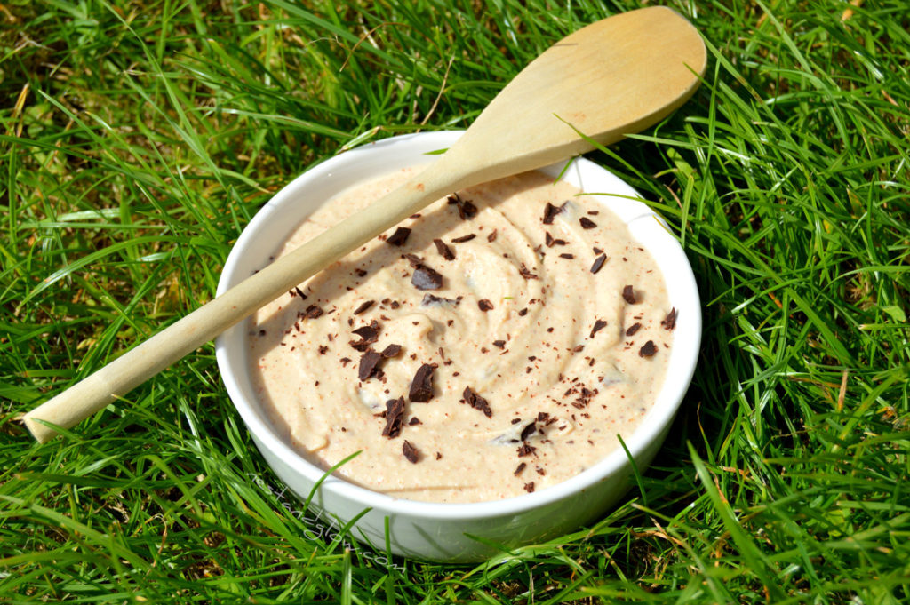 Healthy Cookie Dough with Chocolate Chunks