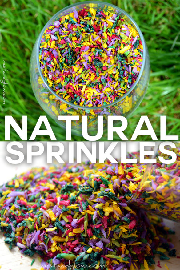 Natural Sprinkles Using Just Fruit and Vegetables for Colour Nest and
