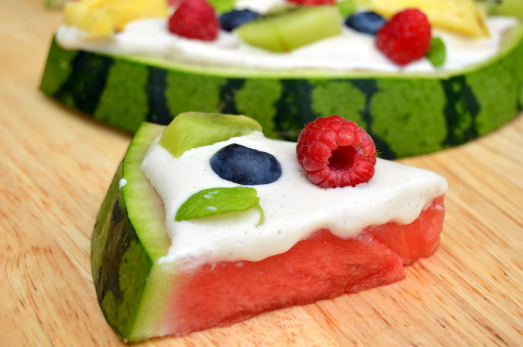 watermelon fruit pizza