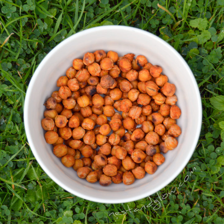Oil Free Roast Chickpeas
