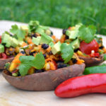 Tex-Mex Loaded Sweet Potato Skins