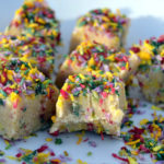 Cashew Vanilla Fudge with Natural Sprinkles