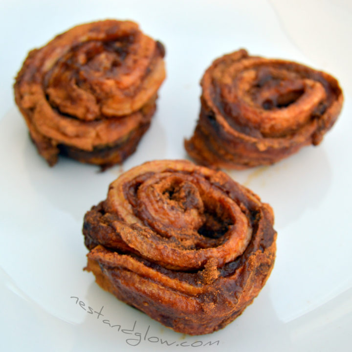 Healthy Flour Free Cinnamon Buns