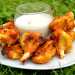 Gluten Free Cauliflower Wings with Raw Ranch Dressing