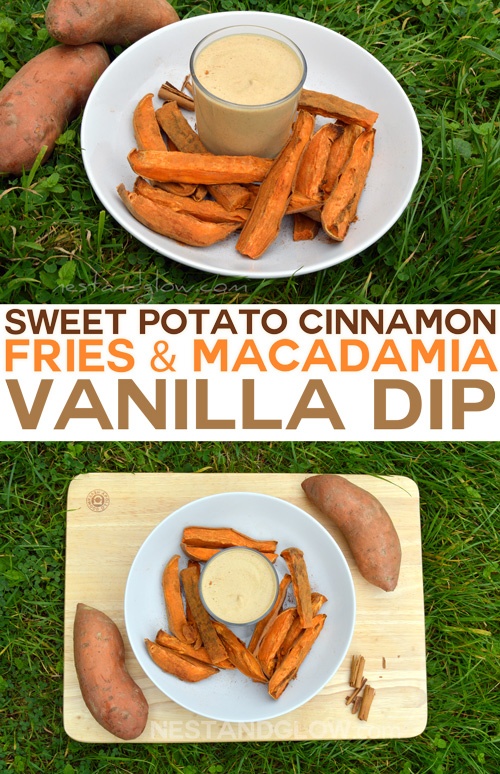 Sweet Potato Cinnamon Chips & Macadamia Vanilla Dip Recipe