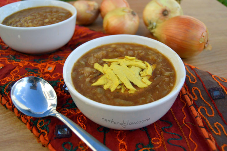 vegan french onion soup