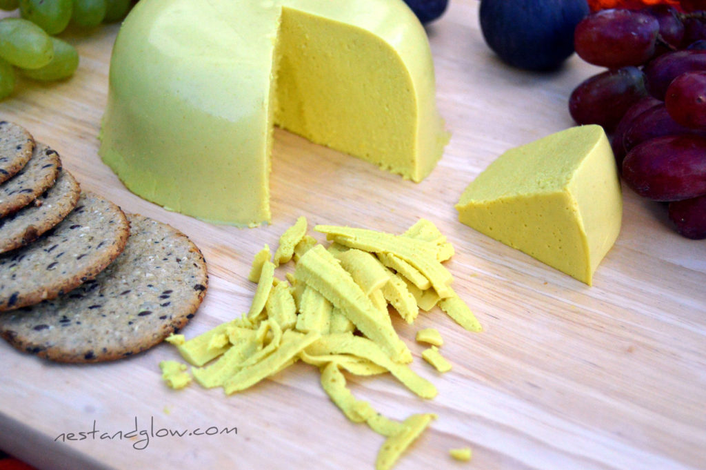 raw vegan sunflower cheese that grates