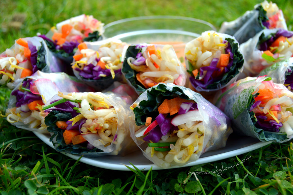 Winter Rolls with Raw Sweet Chilli Dip Recipe