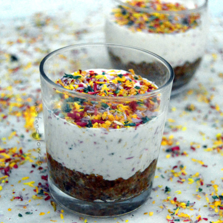 Vegan Birthday Cake Cheesecake
