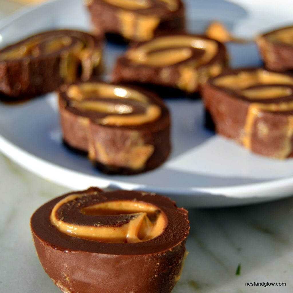 2-Ingredient Peanut Chocolate Candy – Nest and Glow