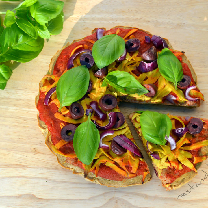 Quinoa Crust Pizza - vegan and gluten free