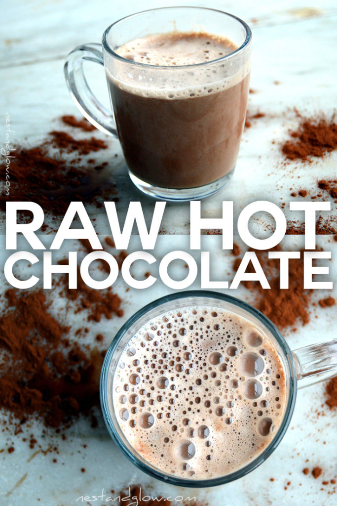 Easy to make vegan dairy free sugar free hot chocolate