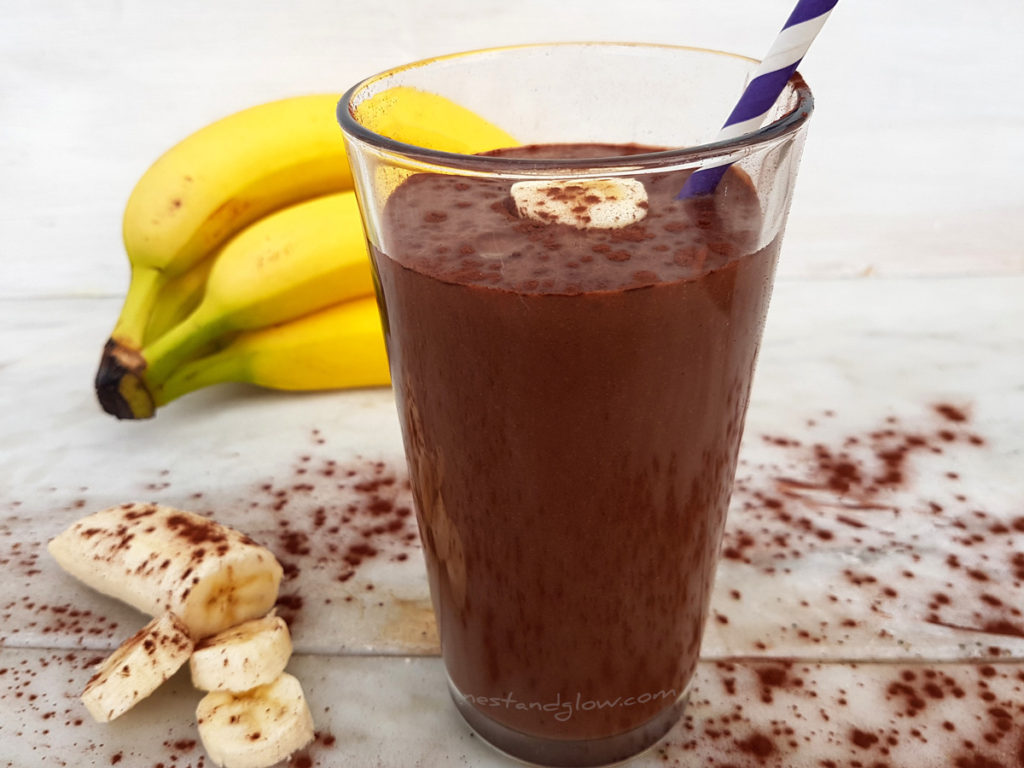 Chocolate Hazelnut Banana Fudge Milkshake Recipe