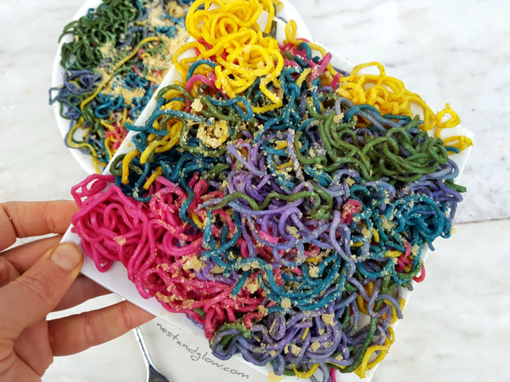 Natural Rainbow Pasta Noodles