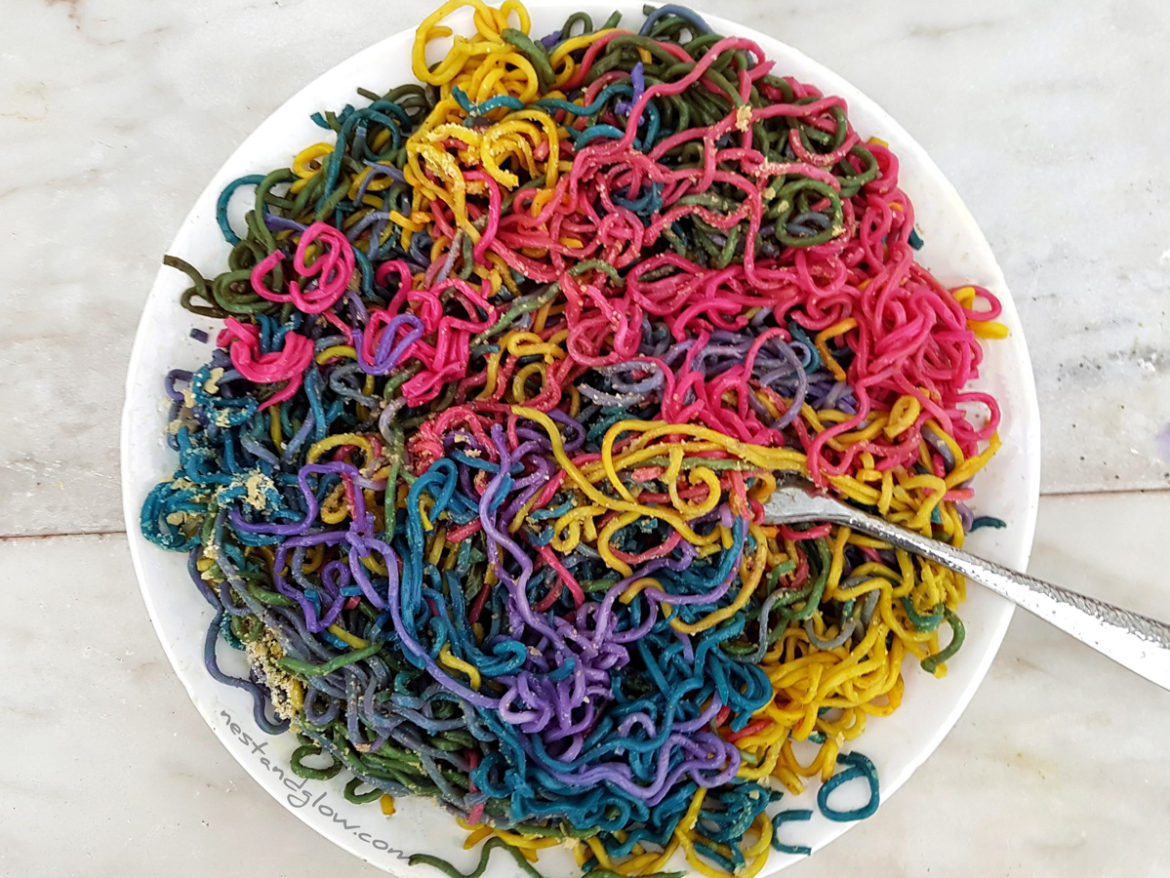 Natural Rainbow Noodles Nest and Glow