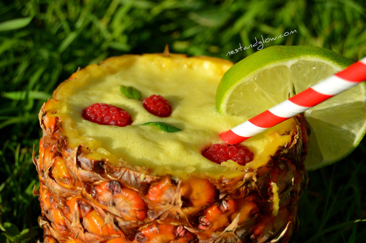 Sour Lime Pina Colada Cocktail Recipe Nest and Glow