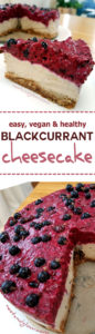 blackcurrant vegan raw dairy free cheesecake