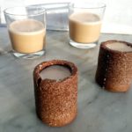 Coconut Milk Baileys with Coconut Chocolate Shot Glasses