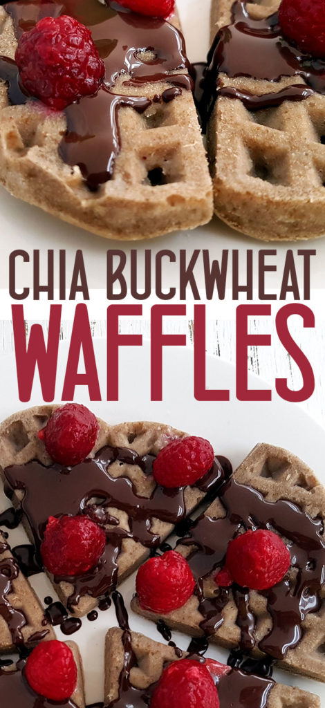 Fluffy buckwheat waffles without eggs that are vegan and gluten free. Healthy waffles that are made without butter, sugar or banana #glutenfree #veganrecipe #healthyrecipe #healthybreakfast #breakfastrecipe