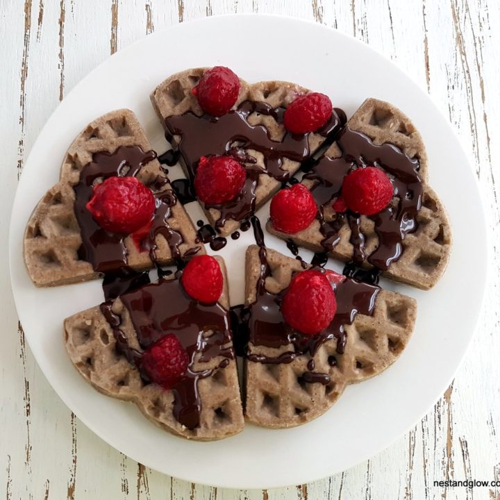 Buckwheat Waffles - Gluten Free and Vegan
