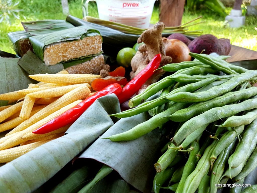 Ingredients for Golden Tempeh Curry with Coconut & Sweet Potato