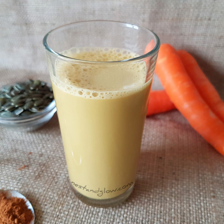 Carrot milk juice hot sale