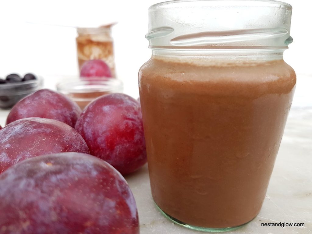 A jar of coconut chocolate spread - vegan and dairy free