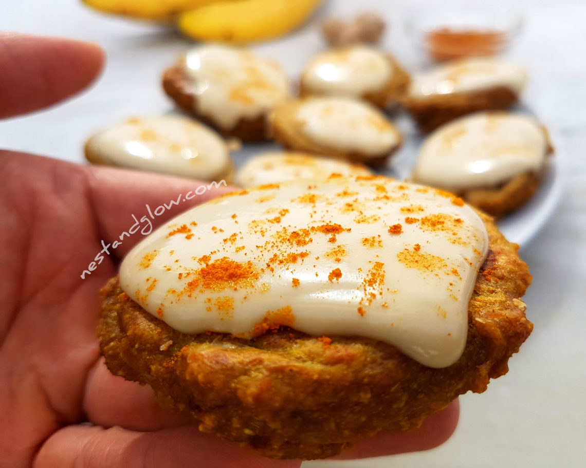 Ginger Turmeric Vanilla Cookies Nest and Glow