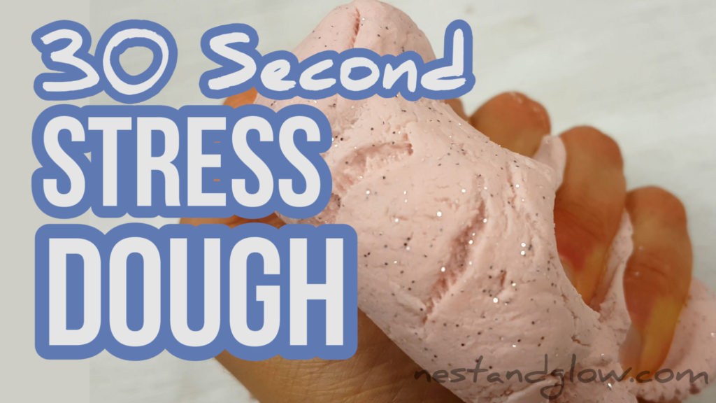 30-Second Aromatherapy Stress Dough recipe